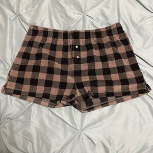 PINK fleece sleep short